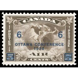 canada stamp c air mail c4 c2 surcharged mercury with scroll in hand 6 1932 M F VFNH 052
