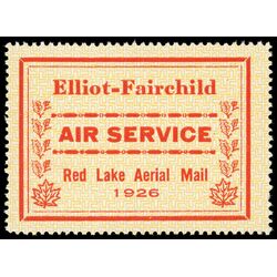 canada stamp cl air mail semi official cl8 elliot fairchild air service 25 1926 M NH 008