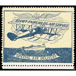 canada stamp cl air mail semi official cl9 elliot fairchild air service 25 1926 M NH 009