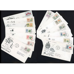 canada stamp 417 29a fdc provincial flowers and coats of arms 1964 FDC PC 015