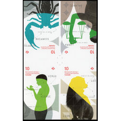 canada stamp 2456b signs of the zodiac 2012 M VFNH 001