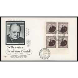 canada stamp 440 sir winston churchill 5 1965 FDC LL 026