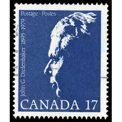 canada stamp 859 john george diefenbaker 17 1980 U VF 007