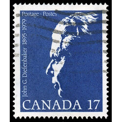canada stamp 859 john george diefenbaker 17 1980 U VF 008