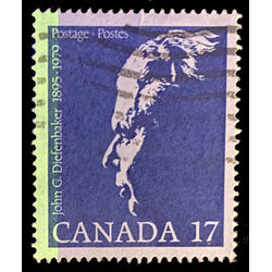 canada stamp 859 john george diefenbaker 17 1980 U VF 008