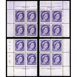 canada stamp 340 queen elizabeth ii 4 1954 PB SET %236