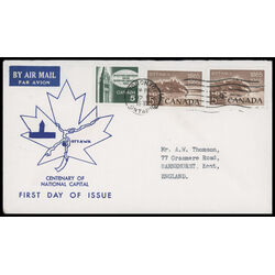 canada stamp 441 peace tower 5 1965 FDC COMBO 026