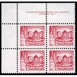 canada stamp 476 children carolling 3 1967 PB UL %231