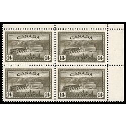 canada stamp 270 hydroelectric station quebec 14 1946 CB UR 027