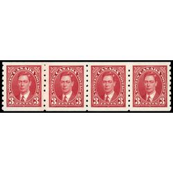 canada stamp 240 strip king george vi 1937