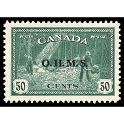 canada stamp o official o9 lumbering 50 1949 M VF 040