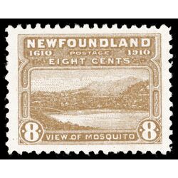 newfoundland stamp 93 view of mosquito 8 1910 M VF 019