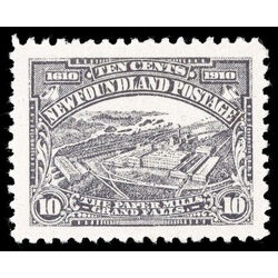 newfoundland stamp 95 paper mills 10 1910 M VF 019
