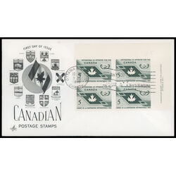 canada stamp 437 maple leaf and icy symbol 5 1965 FDC UR 024