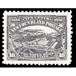newfoundland stamp 95 paper mills 10 1910 M VF 020