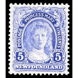 newfoundland stamp 108 princess mary 5 1911 M VF 002