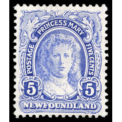 newfoundland stamp 108 princess mary 5 1911 M VF 004