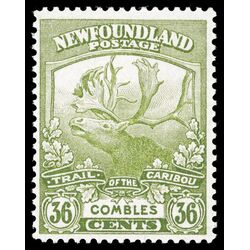newfoundland stamp 126 combles 36 1919 M VF 013