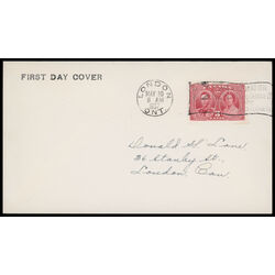 canada stamp 237 king george vi queen elizabeth 3 1937 FDC 115