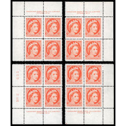 canada stamp 342 queen elizabeth ii 6 1954 PB SET %232