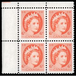 canada stamp 342 queen elizabeth ii 6 1954 CB UL