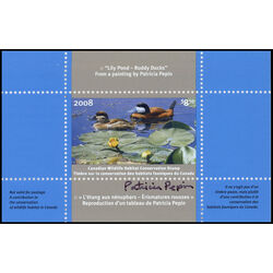 canadian wildlife habitat conservation stamp fwh24d ruddy ducks 8 50 2008