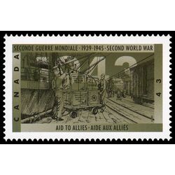 canada stamp 1503 aid to allies 43 1993
