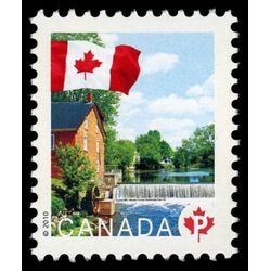 canada stamp 2350e flag over cornell mill stanbridge east qc p 2010