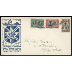 canada stamp 246 8 fdc royal vist 1939 FDC COMBO 048