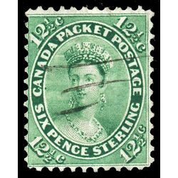 canada stamp 18 queen victoria 12 1859 U F 076