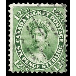 canada stamp 18 queen victoria 12 1859 U F 077
