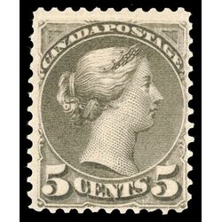 canada stamp 42 queen victoria 5 1888 M F 051
