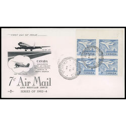 canada stamp 414 jet plane ottawa 7 1964 FDC UR 030
