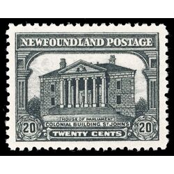 newfoundland stamp 171 colonial building st john s 20 1930 M XF 010