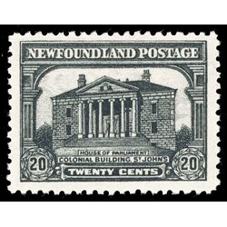 newfoundland stamp 171 colonial building st john s 20 1930 M VF 014