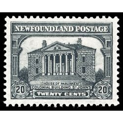newfoundland stamp 181 colonial building st john s 20 1931 M VF 005