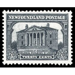 newfoundland stamp 181 colonial building st john s 20 1931 M VF 006