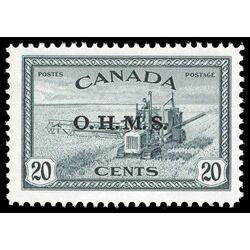 canada stamp o official o8 combine harvesting 20 1949 M VFNH 009
