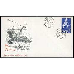 canada stamp 415 canada goose 15 1963 FDC PC 047