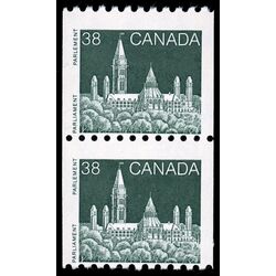 canada stamp 1194a pair parliament 1989 M NH 002