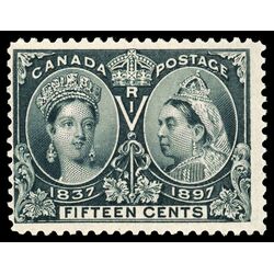 canada stamp 58 queen victoria diamond jubilee 15 1897 M F VF 079