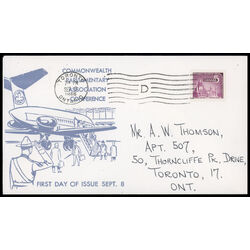 canada stamp 450 parliamentary library 5 1966 FDC PC 024