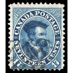 canada stamp 19 jacques cartier 17 1859 U F 122