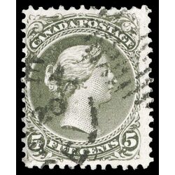 canada stamp 26 queen victoria 5 1875 U F 045
