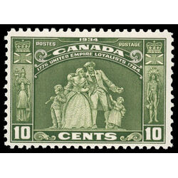 canada stamp 209 loyalists statue 10 1934 M VFNH 052
