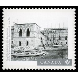 canada stamp 3011b construction of the parliament buildings centre block 2017