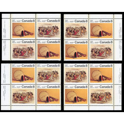 canada stamp 575a subarctic indians 1975 PB SET