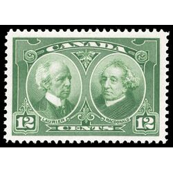 canada stamp 147 laurier macdonald 12 1927 M XFNH 016