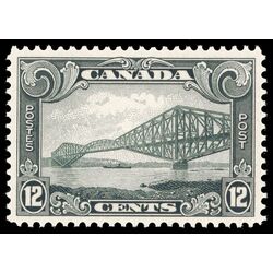 canada stamp 156 quebec bridge 12 1929 M XFNH 044