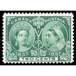 canada stamp 52 queen victoria diamond jubilee 2 1897 M F VFNH 061